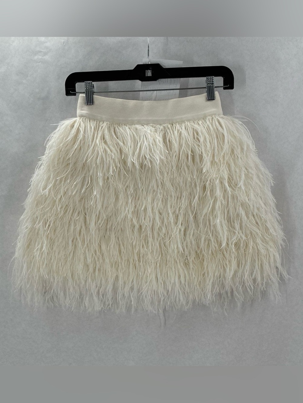 Alice + Olivia Ostrich Feather Skirt